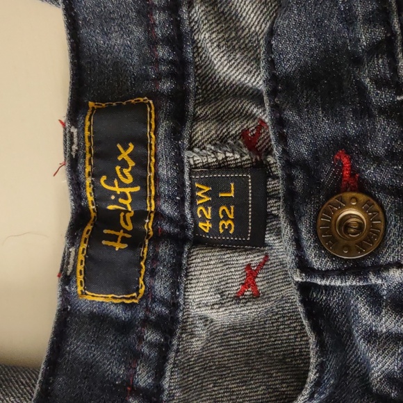 Halifax Men's Vintage Loose Fit Jeans - Picture 6 of 6